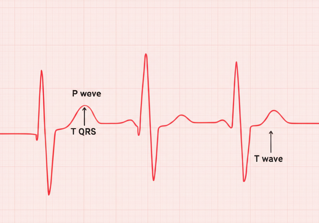 Figure 4: Labeled ECG Wave