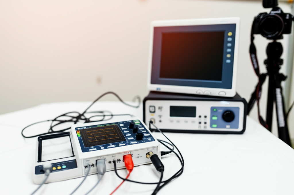 Figure 1: Heart Rate & Mental Stress Index Test Setup